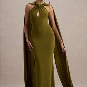 Club L London Rhoda Dress Green